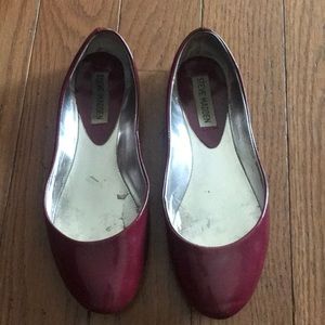 Red Steve Madden flats